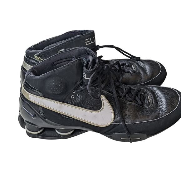 Vintage Nike Elite Family Shoes Mens 15 Black Basketball High Top 316904-011 main image 14